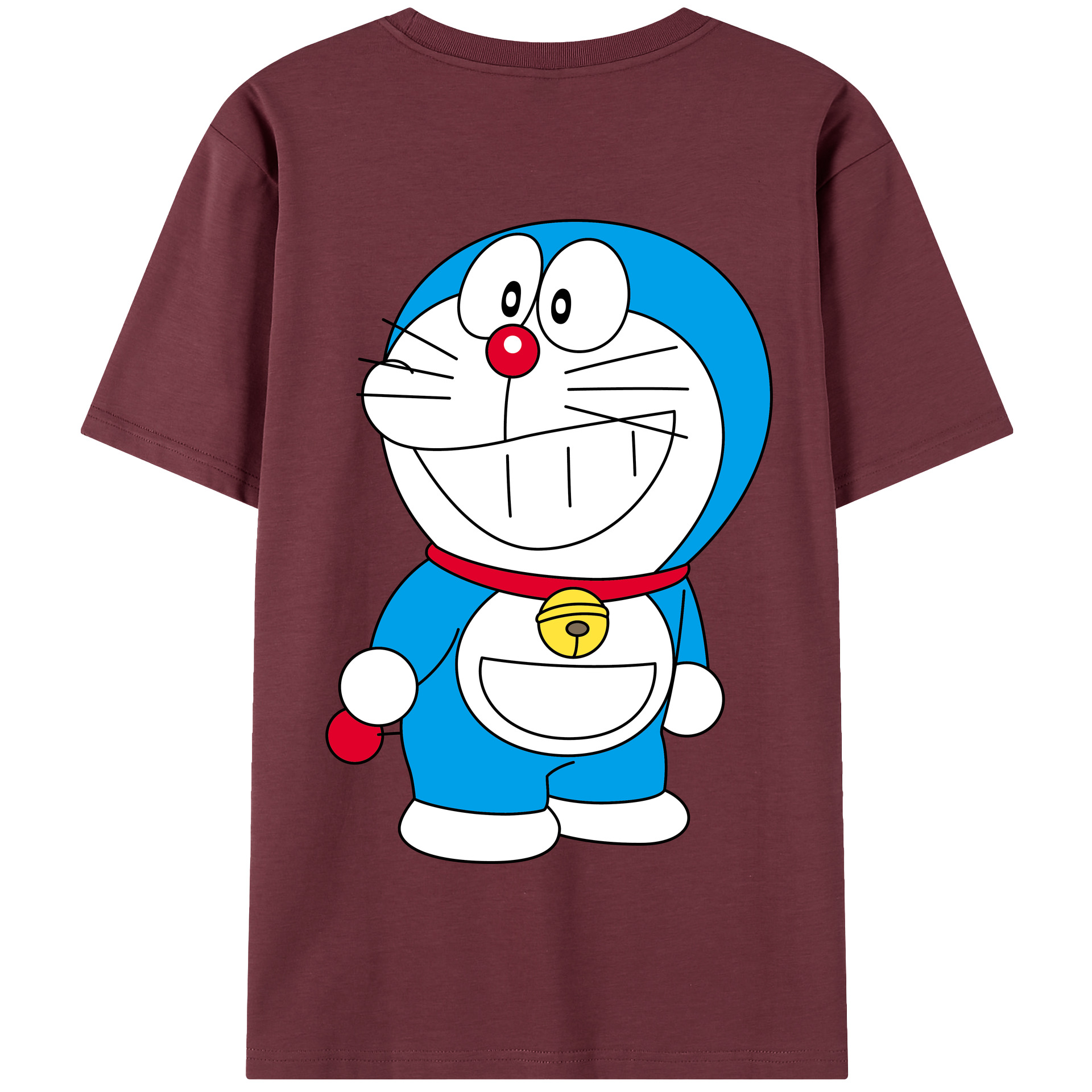 （画像用） ドラえもん Doraemon 綿100％半袖Tシャツ（背面プリント）